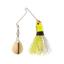 Strike King Rocket Shad Single Colorado Spinnerbait 1/4oz Chartreuse Shad Silver - Strike King