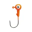 Mr. Crappie Roundball Jighead 1/16oz Fluorescent Orange 8PK - Mr Crappie