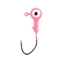 Mr. Crappie Slab Slasher 1/8oz Round Ball Jighead Pink - Mr. Crappie