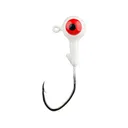 Mr. Crappie Slab Slasher 1/8oz Round Ball Jighead Refrigerator White - Mr. Crappie