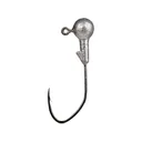 Mr. Crappie Slab Slasher 1/16oz Round Ball Jighead Unpainted - Mr. Crappie