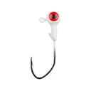Mr. Crappie Slab Slasher 1/16oz Round Ball Jighead Refrigerator White - Mr. Crappie