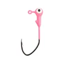 Mr. Crappie Slab Slasher 1/32oz Round Ball Jighead Pink - Mr. Crappie