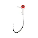 Mr. Crappie Slab Slasher 1/32oz Round Ball Jighead Refrigerator White - Mr. Crappie
