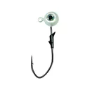 Eagle Claw Lazer Sharp Pro-V Eagle Eye 1/8oz Round Ball Jighead Pearl - Eagle Claw