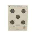 NRA Official Smallbore Rifle Training Target TQ-1/5 50' Paper 100PK - Nra