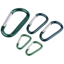 Coghlan's Biners Carabiner Aluminum 5PK - Coghlans