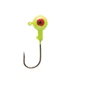 Eagle Claw Ball Head 1/4oz Jighead Chartreuse - Eagle Claw