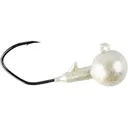 YUM FF Sonar Minnow 1/8oz Round Ball Jighead Pearl - Yum