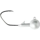 YUM FF Sonar Minnow 3/16oz #3/0 Round Ball Jighead Pearl - Yum