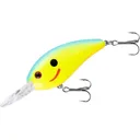 Bomber Fat Free Guppy Crankbait Chartreuse Blue - Bomber