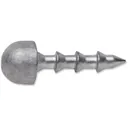 VMC Half Moon Wacky Weight 3/16oz Lead Natural 10PK - VMC
