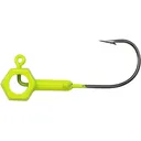 Crappie Magnet Eye Hole Brandon Smith Hammer Head 1/8oz Jighead Chartreuse - Crappie Magnet