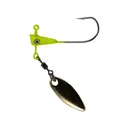 Crappie Magnet Fin Spin 1/16oz Underspin Jighead Chartreuse - Crappie Magnet