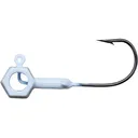 Crappie Magnet Eye Hole Brandon Smith Hammer Head 1/16oz Jighead White - Crappie Magnet