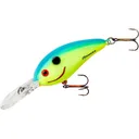 Bomber Fat Free Fingerling Crankbait Chartreuse Blue - Bomber