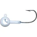 Crappie Magnet Eye Hole Round 1/32oz Jighead White - Crappie Magnet