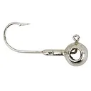 Crappie Magnet Eye Hole Round 1/8oz Jighead Nickel - Crappie Magnet