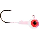 Big Bite Baits BBJ Round 1/32oz Round Ball Jighead Pink/White - Big Bite Baits