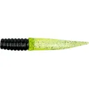 Bobby Garland Slab Slay'r 3" Grub Black Chartreuse Silver - Bobby Garland