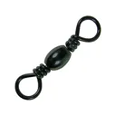 Eagle Claw Lazer Deluxe Barrel Swivel #3 Black - Eagle Claw