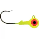 Big Bite Baits BBJ Round 1/16oz Round Ball Jighead Chartreuse - Big Bite Baits