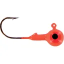 Big Bite Baits BBJ Round 1/16oz Round Ball Jighead Orange - Big Bite Baits