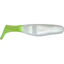 Charlie Brewer's Slider Double Action Minnow White/Chartreuse Tail - Charlie Brewer's