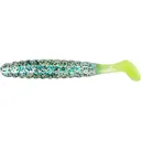 Charlie Brewer's Crappie Slider Grub Baby Bass/Chartreuse Tail - Charlie Brewer's