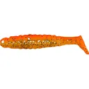 Charlie Brewer's Crappie Slider Grub Orange Chartreuse Laminate - Charlie Brewer's