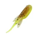 Mr. Crappie Sugar Glider 1.5" Swimbait Pumpkin with Chartreuse Tail - Mr. Crappie