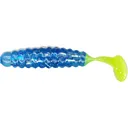 Charlie Brewer's Crappie Slider Grub Blue Ice/Chartreuse - Charlie Brewer's