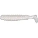 Charlie Brewer's Crappie Slider Grub White - Charlie Brewer's