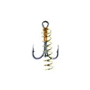 Eagle Claw 2X Soft Bait w/Spring Treble Hook #10 Bronze 3PK - Eagle Claw