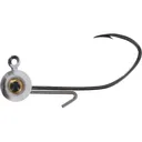Big Bite Baits BBJ Elite 1/8oz Round Ball Jighead Black/White - Big Bite Baits
