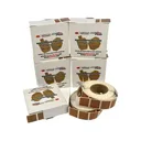 CED Waterproof Target Pasters 7/8" Square Brown 1000PK - Ced