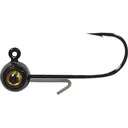 Big Bite Baits Vertex 1/16oz Round Ball Jighead Black - Big Bite Baits
