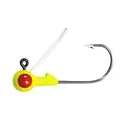 Big Bite Baits Big Bite Weedless Jig 1/32oz Round Ball Jighead Chartreuse - Big Bite Baits