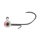 Big Bite Baits BBJ Elite 1/16oz Round Ball Jighead Pink/White - Big Bite Baits