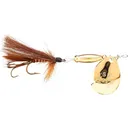 Joe's Flies Super Striker Elite Inline Spinner 1/4 oz March Brown Gold - Joe's Flies