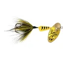Worden's Vibric Rooster Tail 452 Inline Spinner 1/16oz Yellow Tiger Mylar - Worden's