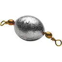 Bullet Weights Mr. Crappie Power Trolling Double Swivel Weight 3/4oz Lead Natural 3PK - Bullet Weights