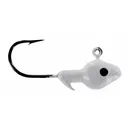 Big Bite Baits 1/8oz Minnow Jighead White/Blk eye - Big Bite Baits