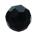 Eagle Claw Faceted Glass Beads Black 8mm - Eagle Claw