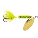 Worden's Rooster Tail 206 Inline Spinner 1/16oz Chartreuse Bronze - Worden's