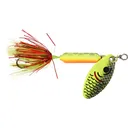 Worden's Rooster Tail 208 Inline Spinner 1/8oz Tinsel Fire Tiger Painted - Worden's