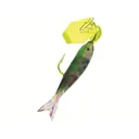 Z-Man Chatterbait Flashback Mini Bladed Jig Chartreuse/Rainbow 1/16 oz - Z-Man