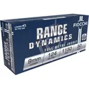 Fiocchi Range Dynamics 9mm Luger Ammo 124 Grain Full Metal Jacket Case of 1000 (20 Boxes of 50) - Fiocchi