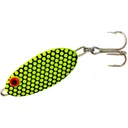 Bomber Slab Spoon 7/8 oz Fluorescent Yellow Black Scale - Bomber