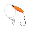 Eagle Claw Lazer Sharp Circle Hook Striped Bass 2-1/4" Float Rig Hook #6/0 Platinum Black 1PK - Eagle Claw
